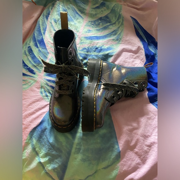 Doc Marten Sparkly platform boots! - Picture 2 of 4